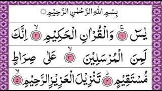 Surah yasin  {surah yaseen full HD text} surat al yaseen