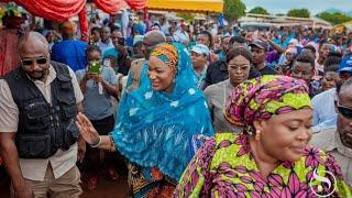 Samira Bawumia doing massive campaign for Bawumia at a Fulani community in Katanga