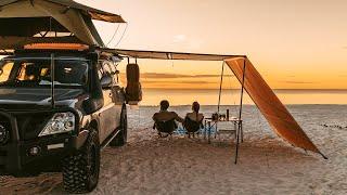 Beach Front Camping on a Remote Island Paradise [K'gari Fraser Island, Awinya Creek, Relaxing ASMR]