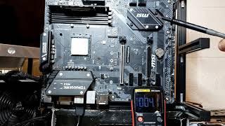 MSI B450 Tomahawk Max Repair - Won't power on with CPU installed