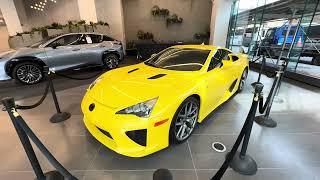 Yellow Lexus LFA Walkaround