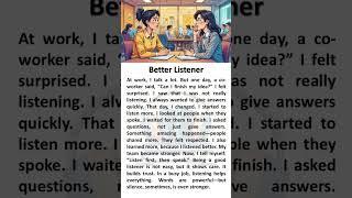 Better Listener #shorts #english #englishmerl #englishreading #englishgrammar #education