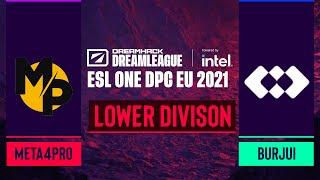 Dota2 - burjui vs. Meta4Pro - Game 2 - DreamLeague Season 14 DPC: EU - Lower Division