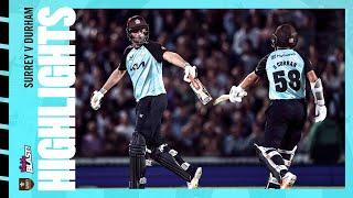 HIGHLIGHTS: Surrey reach FINALS DAY with STUNNING VICTORY over Durham at The Kia Oval