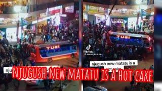 njugush new matatu is booming.Seen attracting many customers