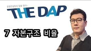 Chapter 7. 자본구조 비율 [기업 신용도 향상 및 신용 리스크 관리를 위한 기업분석] The DAP ●한영국 회계사 USCPA●