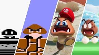 Evolution of Goomba in Super Mario Games (1985-2023)