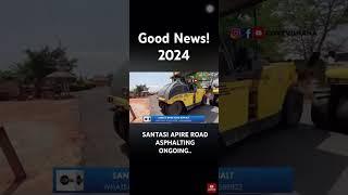 Santasi Apire Hemang Road Asphalt project is ongoing.