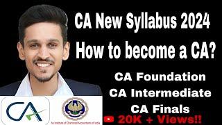 CA Course Full Details 2024 | How to become a CA? All 3 levels explained simply!@CASharadBagora