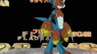 Veemon - Flamedramon (Brasil) HD