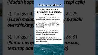 Fakta atau Mitos ? #quotes #motivasi #relationship #katabijak #faktaunik #fakta #psikologi #mitos