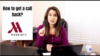 Marriott Careers| How to get a job