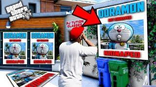 Franklin tries to find Los Doraemon in GTA5  Doraemon missing in gta 5 Telugu