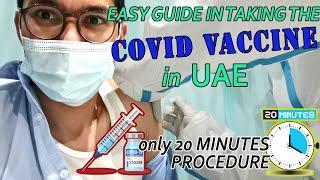 MY FIRST JAB  OF COVID19 VACCINE UAE || FAST & SMOOTH PROCESS