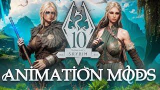 REMASTER Skyrim With These INSANE Animation Mods! | Best Animation Mods 2024