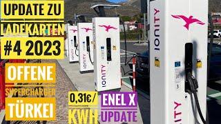 Update Ladetarife & Ladekarten #4 2023 Info zu EnelX Supercharger in der Türkei Elektroauto laden