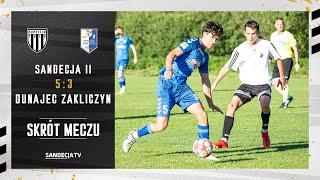 V liga: Sandecja II Nowy Sącz - Dunajec Zakliczyn 5:3 (4:2), skrót meczu | 12.05.2024