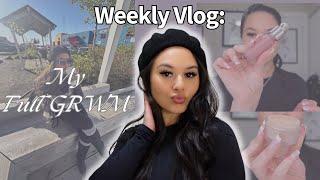 *Weekly Vlog* | GRWM: Glowing Skin and Fall Fashion Vibes | Life Of Sacha