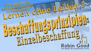Beschaffungsprinzipien: Einzelbeschaffung