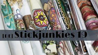 Stickjunkies 19: So viele Projekte & Challenges 2021! 3 neue Kits von Gecko Rouge. Chatelaine, HAED