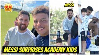 Leo Messi Surprises Inter Miami Academy on Thiago's Birthday – A Day to Remember!