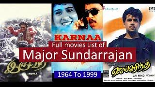 Major Sundarrajan Full Movies List | All Movies of Major Sundarrajan