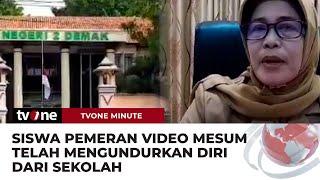 Viral! 2 Pelajar Mesum di Sekolah, Siswa Pemeran Video Tak Senonoh Mengundurkan Diri | tvOne Minute