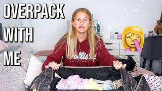 PACK WITH ME   I seriously overpacked for school camp 2019