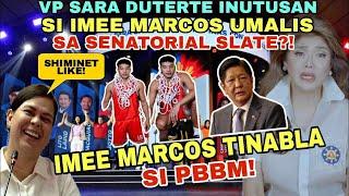 MATUTUWA SI VP SARA DUTERTE NITO?! JOHN AMORES LAYA NA! IMEE MARCOS AYAW SA SENATORIAL SLATE 2025!