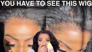 I USED A SPONGE TO APPLY MY WIG! NEW KINKY EDGES WIG the MOST REALISTIC wig YOU EVER SAW! ILIKEHAIR