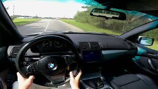 2003 BMW X5 E53 3.0d 218 Hp POV Test Drive @DRIVEWAVE1