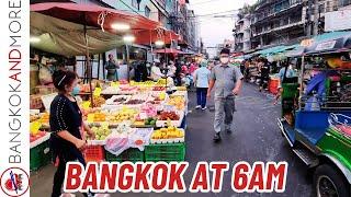 Bangkok Morning Market at 6 am - Travel Thailand 2024