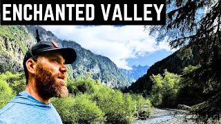 3-day Enchanted Valley Olympic Backpacking Trip: 42 Miles, Anderson Pass & Moraine