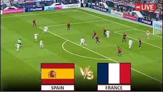 LIVE : SPAIN vs FRANCE I SEMI-FINAL I UEFA EURO 2024 I FULL MATCH STREAMING I eFOOTBALL PES 21 GAME