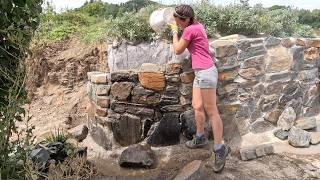 Back to BUILDING Retaining STONE Wall on my Property