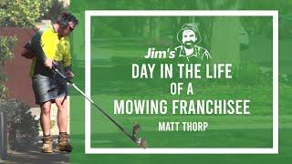 Day in the field with Jim's Mowing franchise owner Matt Thorp | 131 546 | www.jims.net