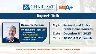 Expert Talk by Dr. Shaunaka Rishi Das