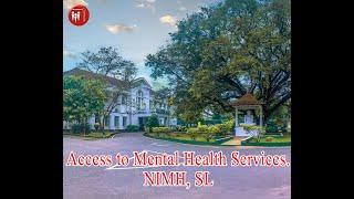 Access to Mental Health Services. NIMH,SL 2021