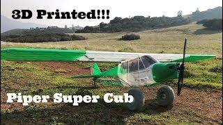 3D Printed Piper Super Cub  - Flight Video   | 3D Flight