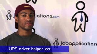 UPS Interview - Driver Helper