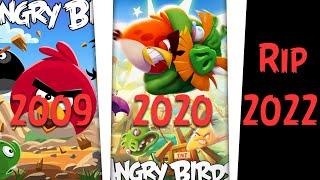 Evolution of Angry Birds Games (2009 to 2020 to 2022 Rip)