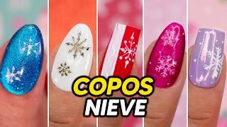 Cómo hacer COPOS de NIEVE para PRINCIPIANTES - Fácil y Rápido