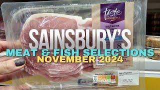 What's New in Sainsbury's Meat and Fish Selections - November 2024 [4K]