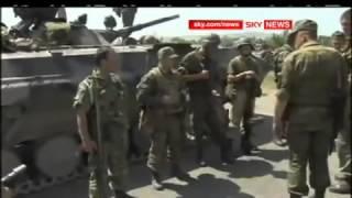 Репортаж американского канала Sky News о положении дел у поста российских военных в Гори