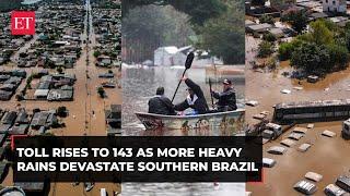 Brazil floods: 'Worst catastrophe' in 80 years; toll climbs to 143 as more heavy rains swamp South