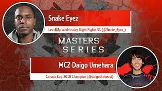 USFIV: Snake Eyez vs MCZ Daigo Umehara - Canada Cup Master Series