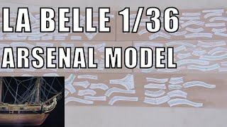 First steps into ARSENAL MODEL BUILDING - Dealing with half frames - La Belle 1/36 by J.Boudriot