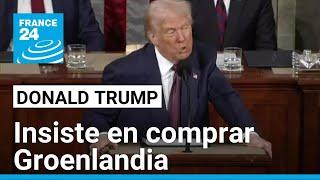 Trump reitera su intención de comprar Groenlandia; el 85% de los ciudadanos se oponen • FRANCE 24