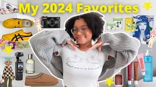 My 2024 Favorites : beauty, skincare, trinkets, electronics, shoes, apartment decor, music, & more!