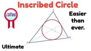 How to Inscribe a Circle Inside a Triangle: Step-by-Step Tutorial